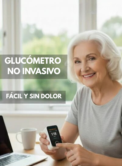 GlucoSmart NoPin™ – Monitor de Glucosa Sin Pinchazos